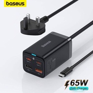 Baseus 65W GaN3 Pro Charger 4 in 1 Compatible For iPhone 13 12 Pro Max Xiaomi Samsung Tablets