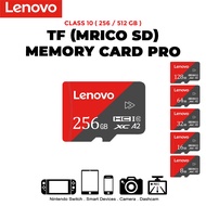 LENOVO TF Micro SD Memory Card  128GB 256GB 4k HD Micro TF SD Flash Cards MicroSD Waterproof For Phone Camera