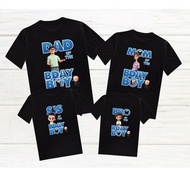 Bro & Sis - Family Tee - Baby Boss Black Tshirt - Birthday Boy - Adult/Kids Size Available
