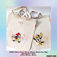 DAISO KOREAN DISNEY MICKEY MINNIE ECO BAG DSK01Daiso