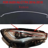 For Audi A6L C7 PA C7.5 2016-2018 Fit Car DRL Headlight Light Guide Plate Daytime Running Light Tube