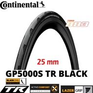 Continental GP 5000 S TR Tire - Black Tubeless Ready Hookless 700x25c