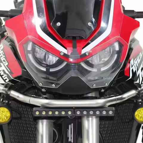 Motorcycle Headlight Head Light Guard Protector Clear Cover For Honda Africa Twin CRF1100L L1 Africa