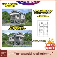 Education books ♬3 KOLEKSI TINY HOUSE JENIS TINGGI | PELAN RUMAH BAWAH 600kps | PLAN RUMAH | HOUSE DESIGN 3D✡