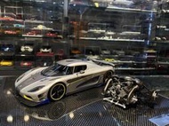 吉華@ 1/18 General Model Koenigsegg Agera RS 銀色