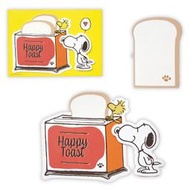 【缺貨中】日本進口 正版 hallmark 史努比 Snoopy 烤麵包機造型 立體 多用途 生日卡 卡片 90073