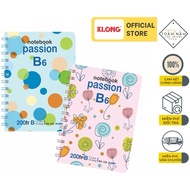 XO KLONG B6 spring-lined notebook 200 pages 70/76; MS: 938