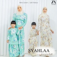 SYAHLAA PUFF KURUNG(BK809-A) matching mom & daughter