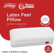 Mattress Genius Goodnite Latex Feel Synthetic Rubber Latex Firm &amp; Bouncy Pillow Bantal (Free Hand Carry Bag)