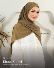 ELANE SHAWL BCF Tudung Raya Shawl Raya Bychefiza Shawl Cotton Shawl Malas