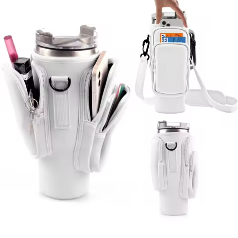 Cup Carry Accessory Bag for Stanley, Water Bottle Holder Strap, for Stanley Cup 30/40 Oz, Water Bott