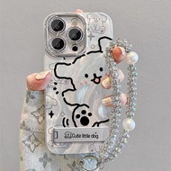 honor magic v3 casing honor magic 6 pro casing Line Puppy Suitable for Apple 16promax Phone Case iPh