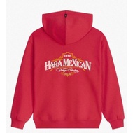 ＜901＞HARA เสื้อฮู้ดดี้แขนยาว รุ่นใหม่ หน้าซิป ป้ายหนัง  พร้อมส่ง