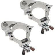 2 Keping Pengapit Truss Lampu 1.49-1.57 inci, Pengapit Lampu Pentas Tahan Lasak 220 Lbs untuk Lampu 