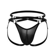 Sexy Thong Sexy Underwear Men's Hollow Cross Strap Temptation Personality Panties Flirting Underwear