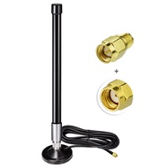 Lora Antenna 915MHz Fiberglass Antenna with Magnetic Base, N-Male &amp; SMA Male Connector for Helium Miner Nebra HNT Bobcat