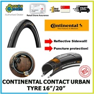 🚩SGSELLER 🚩Continental Contact urban tyre 16 20 PROTECT TYRE REFLECTIVE SIDE WALL