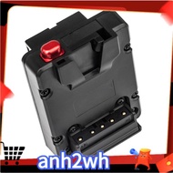 V Mount V-Lock Battery to NP-F F550 F570 F750 F970 Dummy Battery Converter Plate D-Tap for LED Light