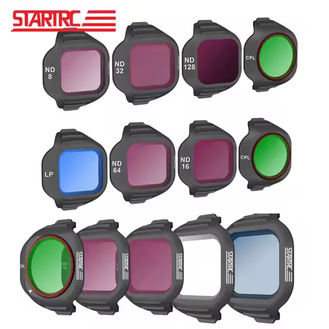 STARTRC Lens Filter Set Fo DJI Mini 5 Pro Drone 1/4 Black Mist UV CPL Natural Night Filter ND8/16/32