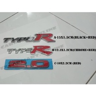 HONDA CIVIC TYPE R EMBLEM LOGO - (ABS)