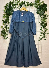 ALMIRA DRESS KIDS/GAMIS ANAK ALMIRA/GAMIS LINEN TANGGUNG