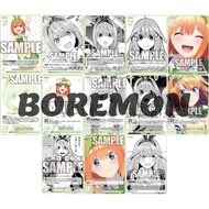 Quintessential Quintuplets Card Game Yotsuba GYC-BP1 024 025 026 027 028 057 058 059 060 061 062 063