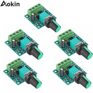 AOKIN | 5Pcs 1.8v 3v 5v 6v 7.2v 12v 2A 30W low voltage DC motor speed controller PWM 1803BK adjustab