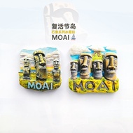 [Magnet] Designer Three-Dimensional Refrigerator Stickers Easter Island Statue