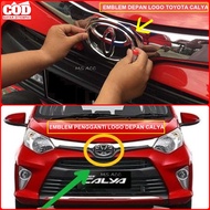 Emblem Toyota CALYA Depan Chrome Logo Bukan Stiker Biasa Aksesoris Variasi MS ACC