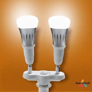 [AuraGesh] 2/3 In 1 E26 E27 To E26 E27 Screw LED Lamp Bulb Base Splitter 1 To 2/3 E27 Light Soet Hol