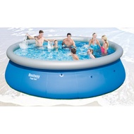 BESTWAY 10FT  adult household swimming pool/thickened inflatable pool round biggest family swimming pool