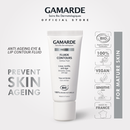 GAMARDE PRESAGE Organic Anti Ageing Toning Eye &amp; Lip Contour Cream 20ml, Antioxidant For Mature Skin (FLUIDE CONTOUR)