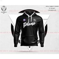Pheno Hoodie Dri fit Men Women Long Sleeve Unisex full sublimation jersey Customized name and Number