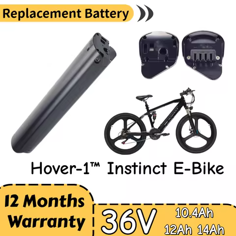 Hover-1 Instinct E-Bike 36V 10.4Ah 12Ah 14Ah Hidden Lithium Ion Battery for Hover 1 Instinct EBike B