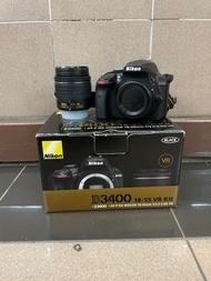 Nikon D3400 + 18-55mm VR (9成新)(可以使用消費劵）