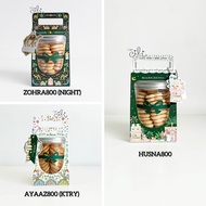 (BOX JAR 800 EIDML) 800ml Eid al-Fitr dry cake BOX (contents 10)