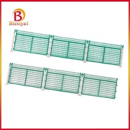 [Blesiya] HO Scale Fence 1:87 Scale Fence Model, Miniature Model Miniature Fence Scenery Accessories