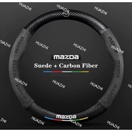 HZ Mazda steering wheel cover Mazda 3 5 6 Axela Atenza CX5 CX-3 CX-7 CX8 CX-9 BL BM GJ Gh Demio fash