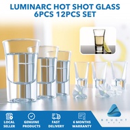Luminarc Hot Shot Glass Set 6pcs/12pcs - Premium Quality, Durable, Elegant
