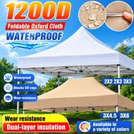 6x6 8x8 10x10 10x15 Folding Canopy/Khemah Bazar Full Set Waterproof Retractable Frame 4cm for Car