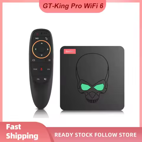 GT-King Pro WiFi 6 Beelink 4GB+64GB TV Box STB Dolby Audio DTS Listen Set Top Box 4K UHD HDMI 3D Vid