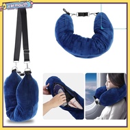 [Yar] Neck Pillow Space-saving Refillable Travel Pillow Adjustable Comfortable Neck Support Pillow for Outdoor