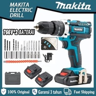 [Ready] Makita 766V/388V Mesin Bor Cordless/Bor Baterai/ Bor Listrik/Impact Drill Bor Beton Original