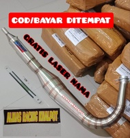 Knalpot Rx King Kolong Stenlis Knalpot Rx Special Stenlis Original Gratis Laser Nama Knalpot RX King