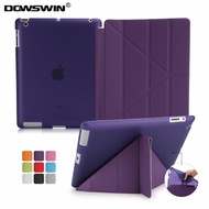 Case for iPad 2 3 4 Soft TPU Back Cover For ipad 3 Case PU Leather Smart Cover For ipad 2 For ipad 4