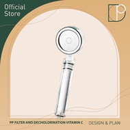 Design Plan Morning Rain Beauty Crystal Clear Pressurized Shower Head with PP FIlter and Decholorination VC
