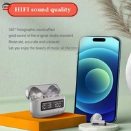Enhanced Battery Life Wireless Bluetoothcompatible 5 2 Earphone With LED Clock