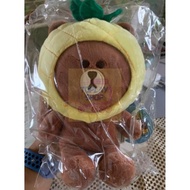 Boneka Official Original Line Friends Boneka Brown Sally Pineapple