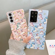 Acrylic Phone Case, Frosted Hard Case, Unicorn Suitable for Samsung Note10/Note10+/ Note20/Note20 Ultra/S20/S20+/ S20 Ultra/S20 Fe/S21/S21+/ S21 Ultra Protective Case