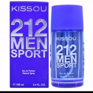 Biru - Kissou 212 Men Sport Eau De Parfum 100ml - Parfum Kissou 212